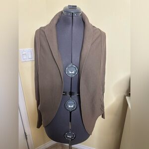 Aritzia Wilfred Diderot Cocoon Cardigan Sweater olive green tone size small